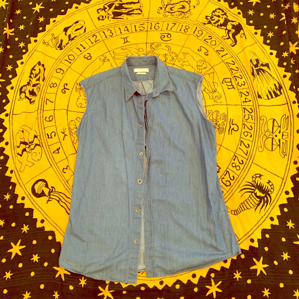 Alexander McQueen men’s jean shirt